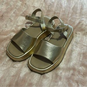 Zara Gold Sandals
